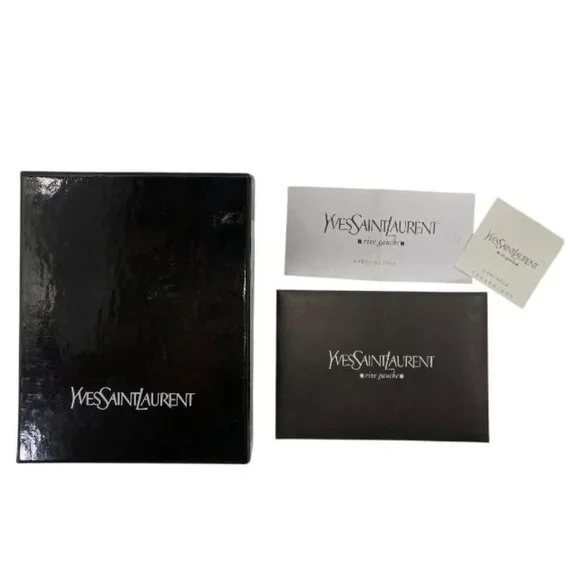 Yves Saint Laurent Card Case Pass Case Business Card Holder - Picture 10 of 10